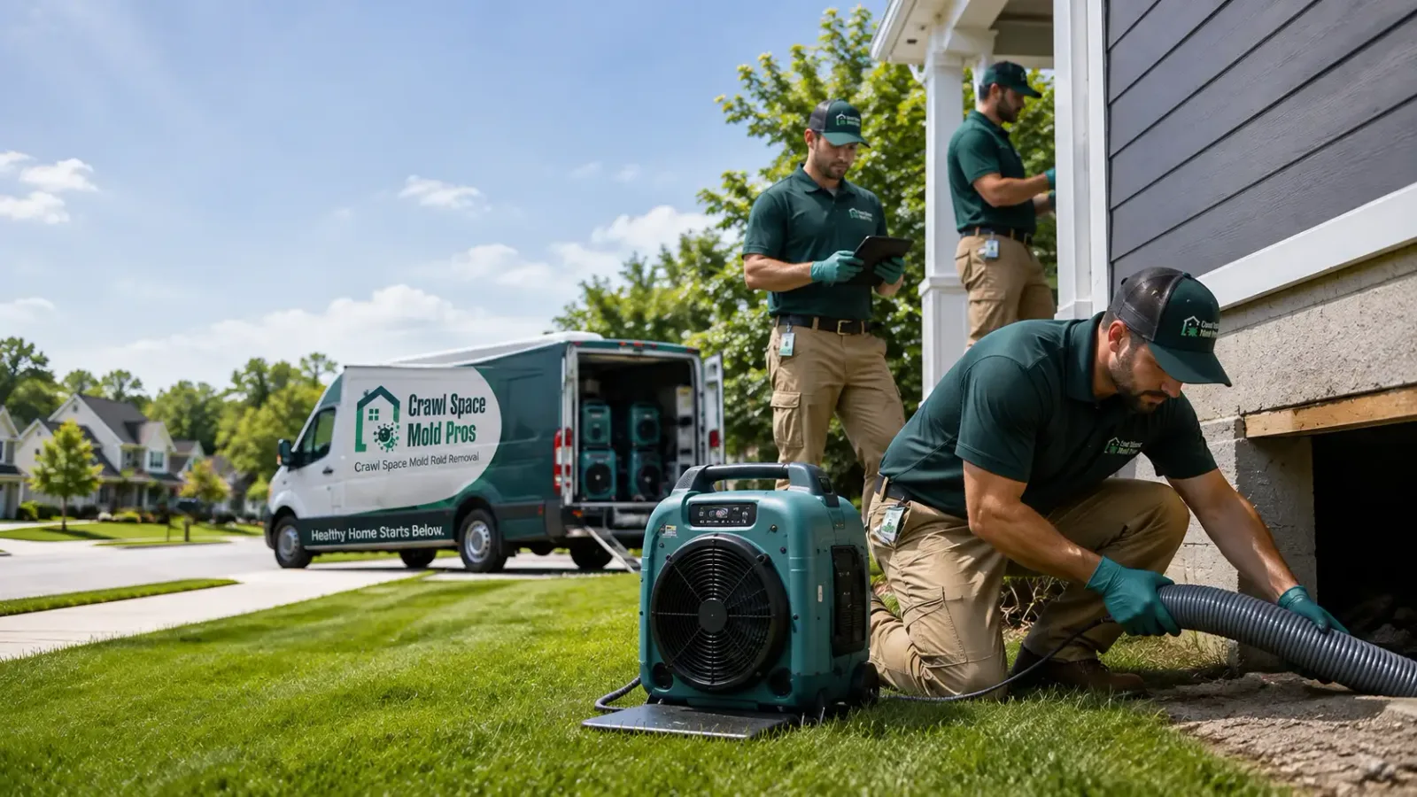 Crawl Space Mold Removal in Buckingham, IL